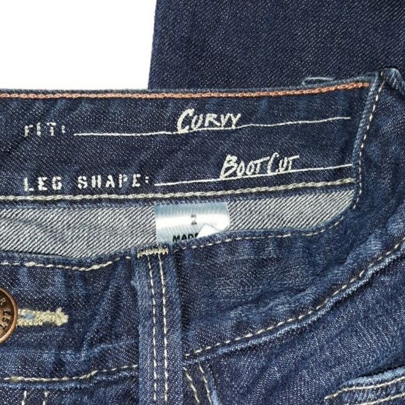 Eddie Bauer Curvy Fit Boot Cut Jeans Size 2 - Picture 5 of 8